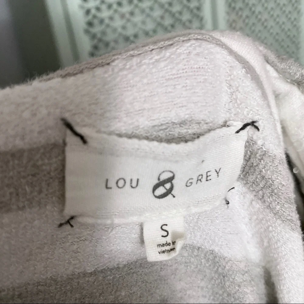 Lou & Grey Striped Cowl Neck Tunic Sweater - Picture 4 of 5
